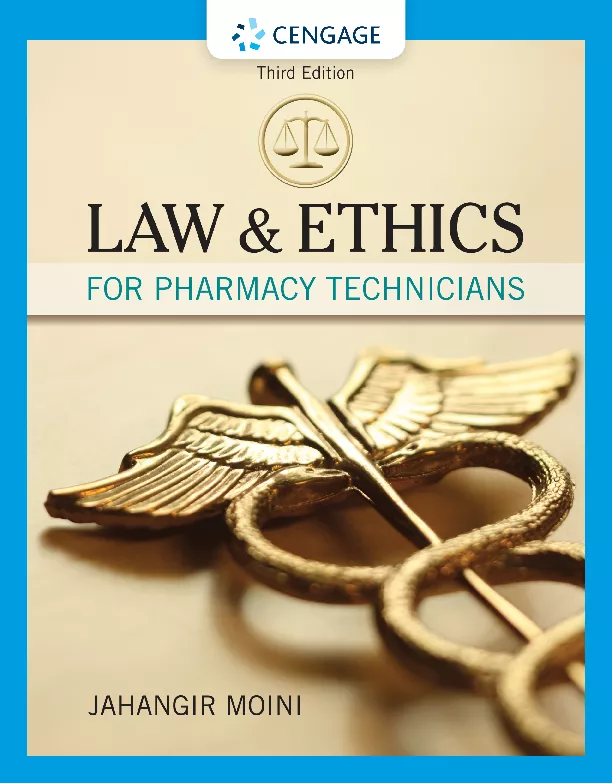 Law and Ethics for Pharmacy Technicians