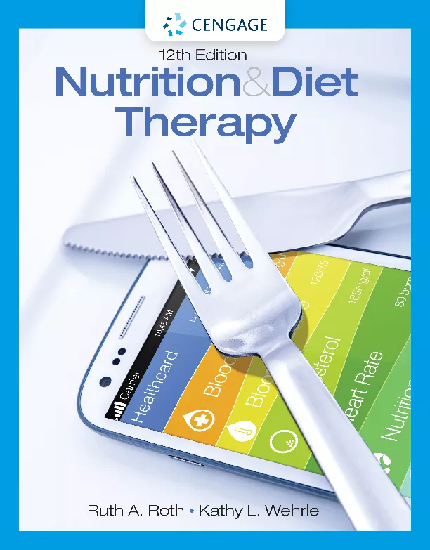 Nutrition & Diet Therapy