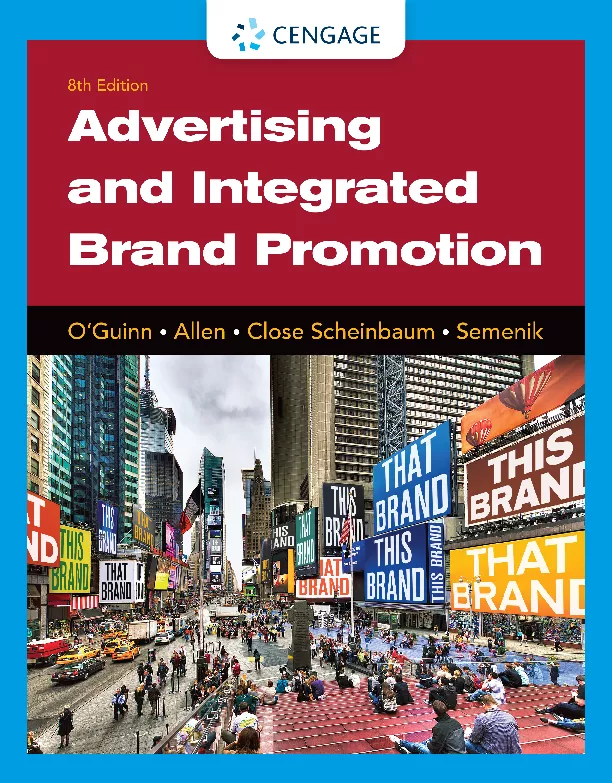 Advertising and Integrated Brand Promotion