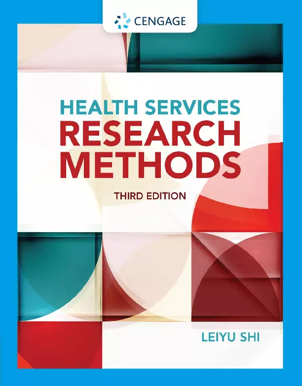 Health Services Research Methods