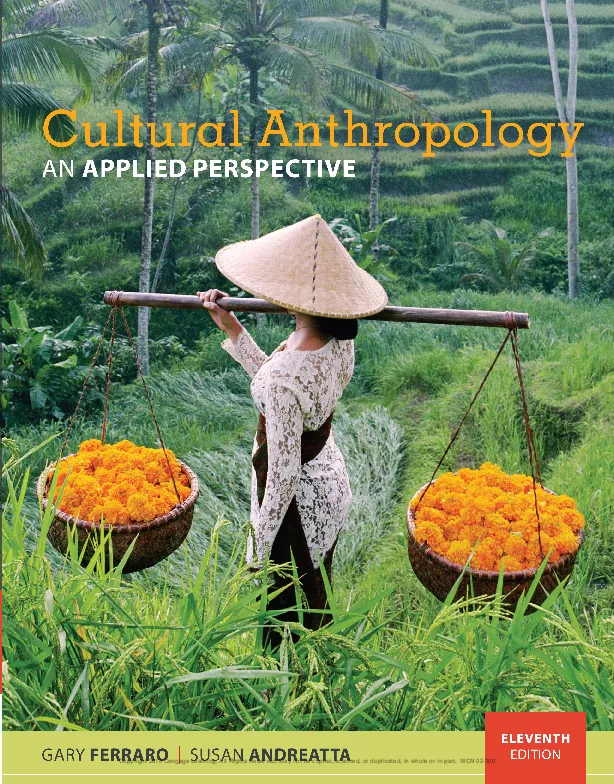 Cultural Anthropology: An Applied Perspective