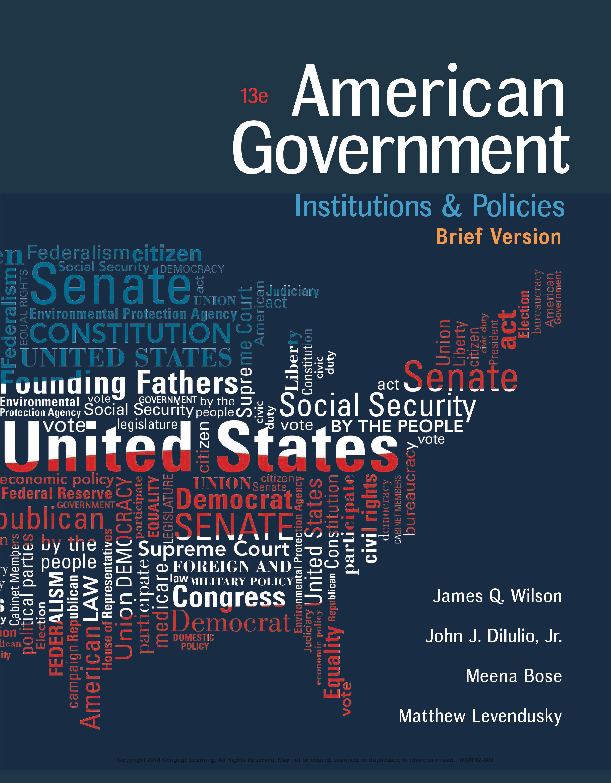 American Government: Institutions and Policies, Brief Version