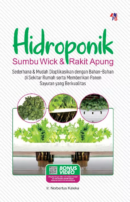 Hidroponik Sumbu Wick dan Rakit Apung Full Colour 