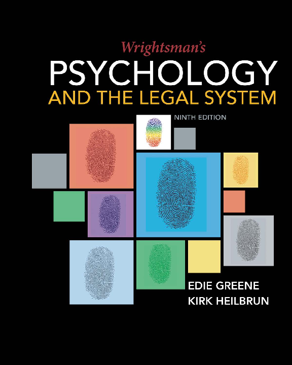 Wrightsman's Psychology and the Legal System