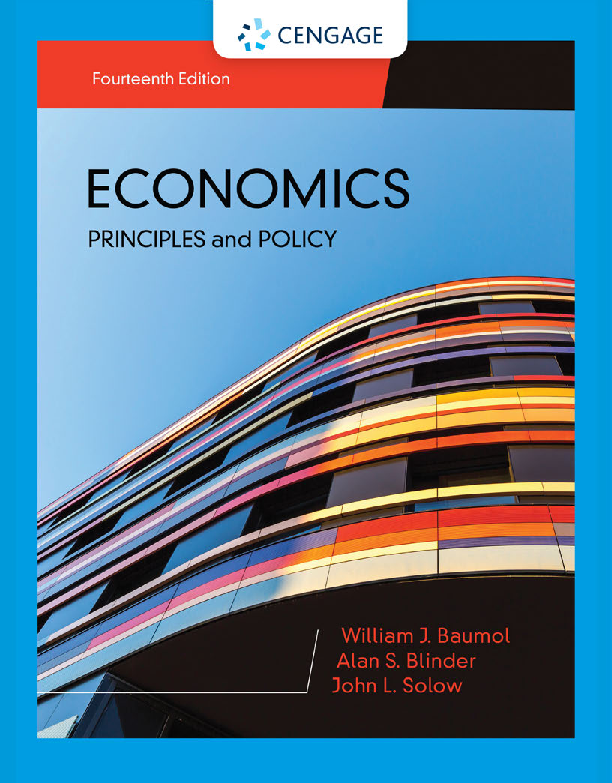 Economics: Principles & Policy