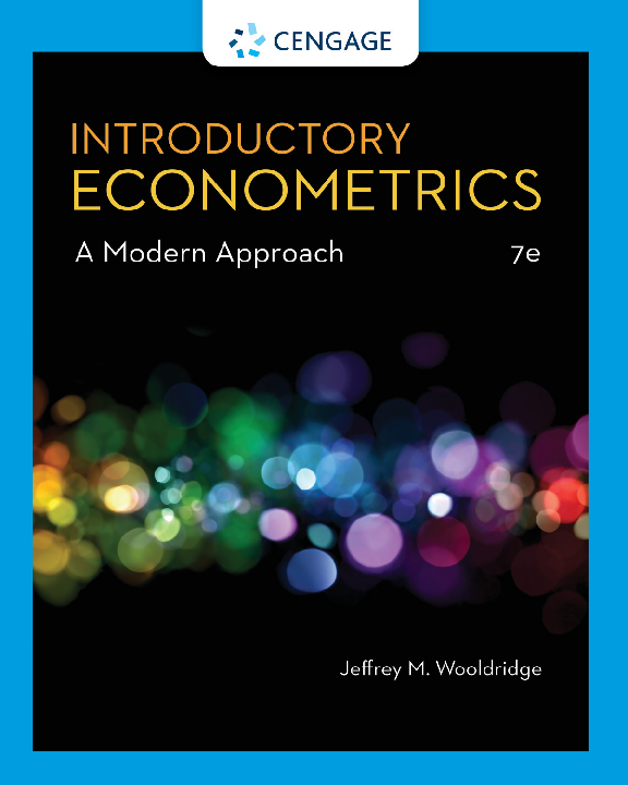 Introductory Econometrics: A Modern Approach