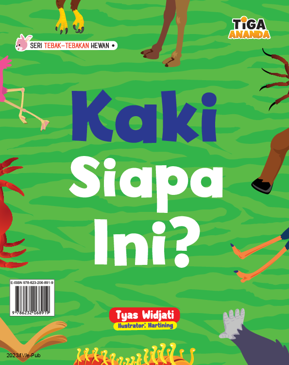 Seri Tebak-Tebakan Hewan: Kaki Siapa Ini?