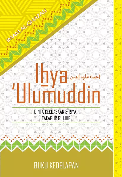 Ihya’ ‘Ulumuddin (Buku Kedelapan)