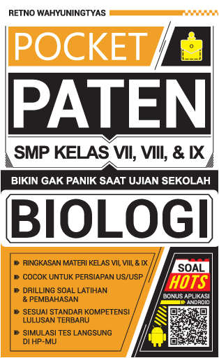 Pocket Paten Biologi untuk SMP Kelas VII, VIII, & IX