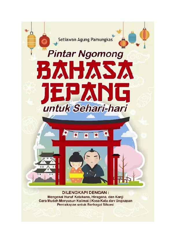 Pintar Ngomong Bahasa Jepang untuk Sehari-hari