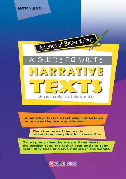 A Series Of Better Writing A Guide To Write Narrative Texts