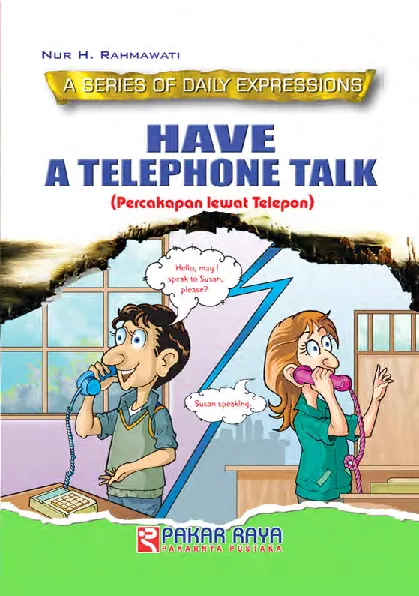 A Series of Daily Expressions Have a Telephone Talk