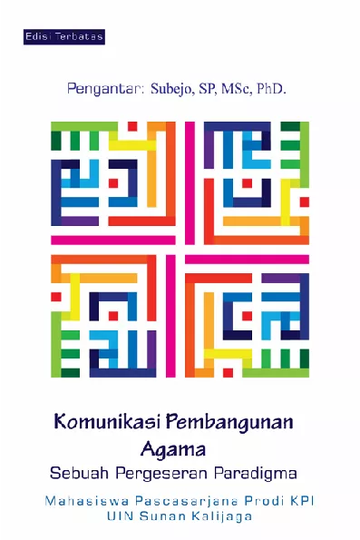 Komunikasi pembangunan agama : sebuah pergeseran paradigma