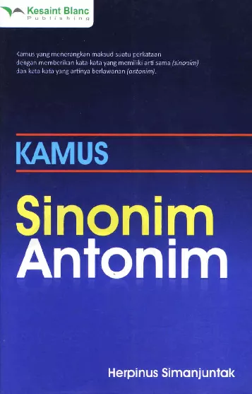 Kamus Sinonim - Antonim