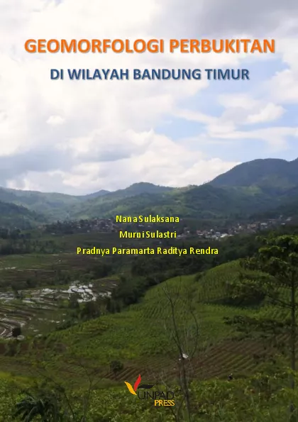 Geomorfologi perbukitan di wilayah Bandung Timur