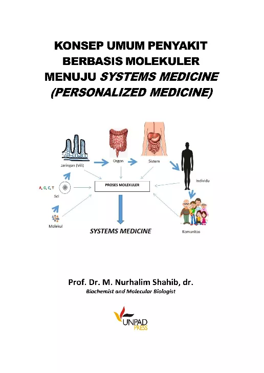 Konsep umum penyakit berbasis molekuler menuju systems medicine (personalized medicine)