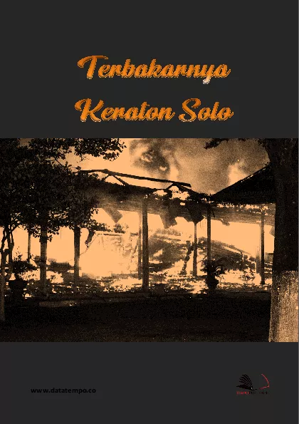 Terbakarnya Keraton Solo