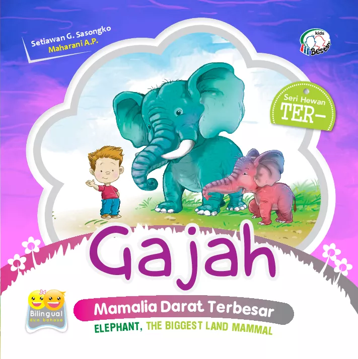 Gajah mamalia darat terbesar = elephant the biggest land mammal