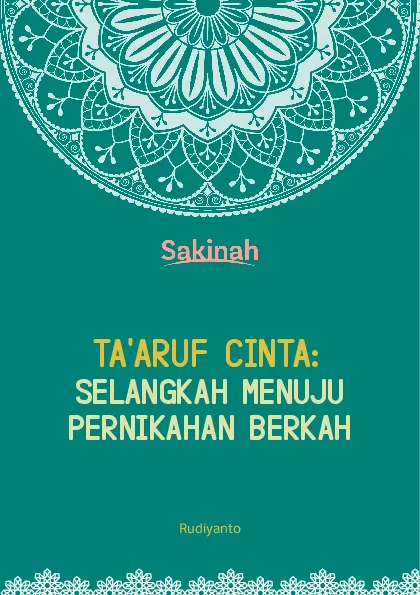 Taaruf Cinta: Selangkah Menuju Pernikahan Berkah