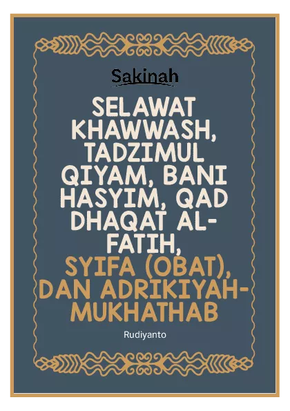 Selawat Khawwash, Tadzimul Qiyam, Bani Hasyim, Qad Dhaqat Al-Fatih, Syifa (Obat), Dan Adrikiyah-Mukhathab