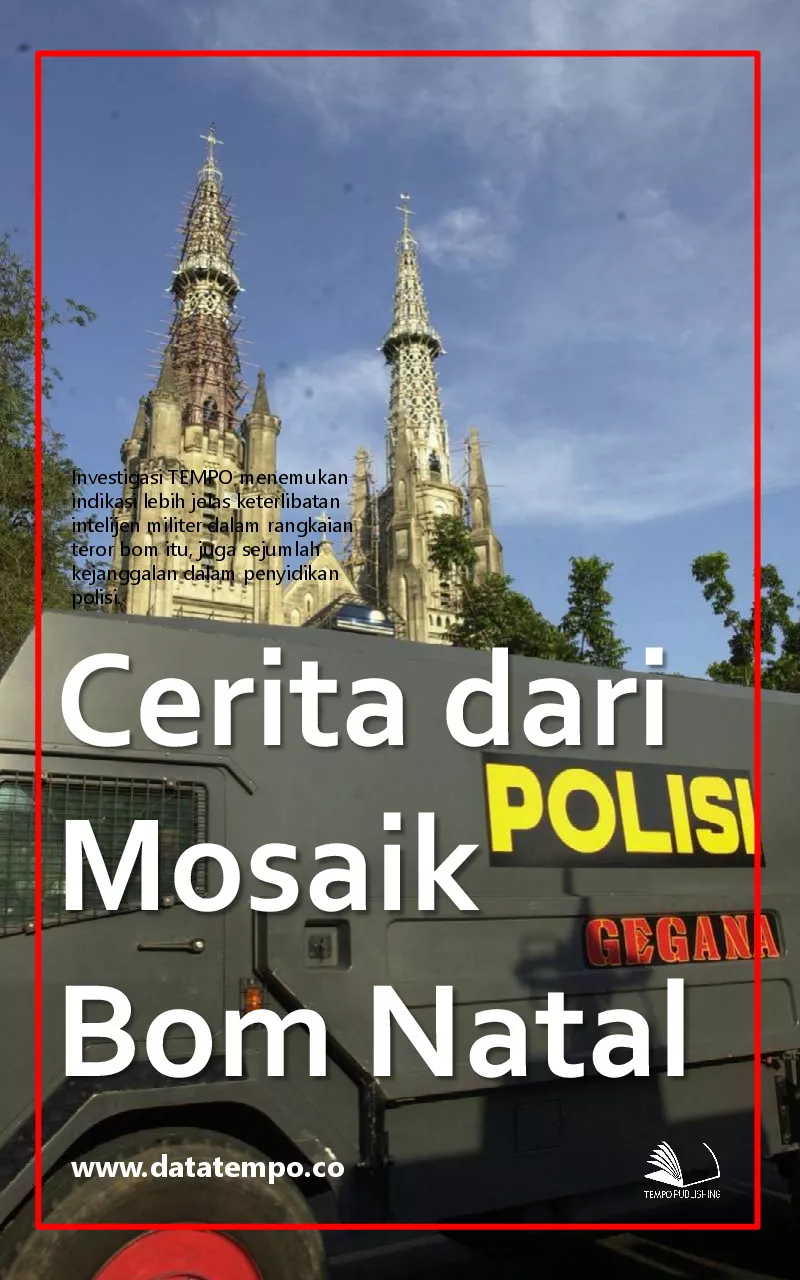 Cerita dari mosaik bom natal