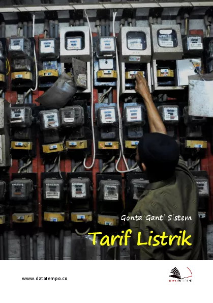 Gonta Ganti Sistem Tarif Listrik