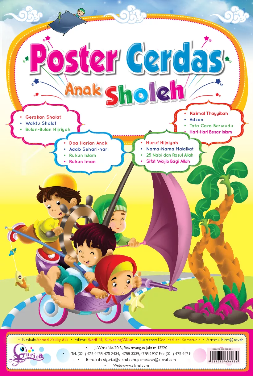 Poster cerdas anak sholeh