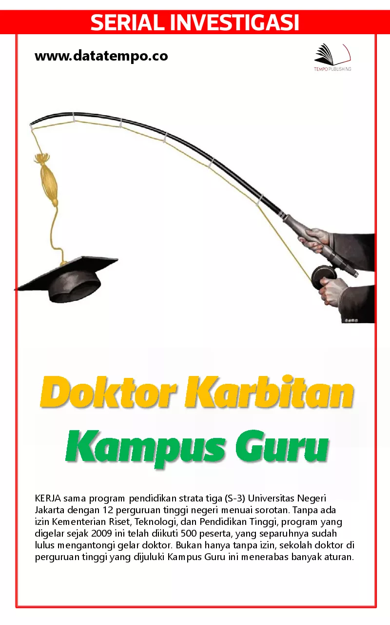 Serial Investigasi - doktor karbitan kampus guru