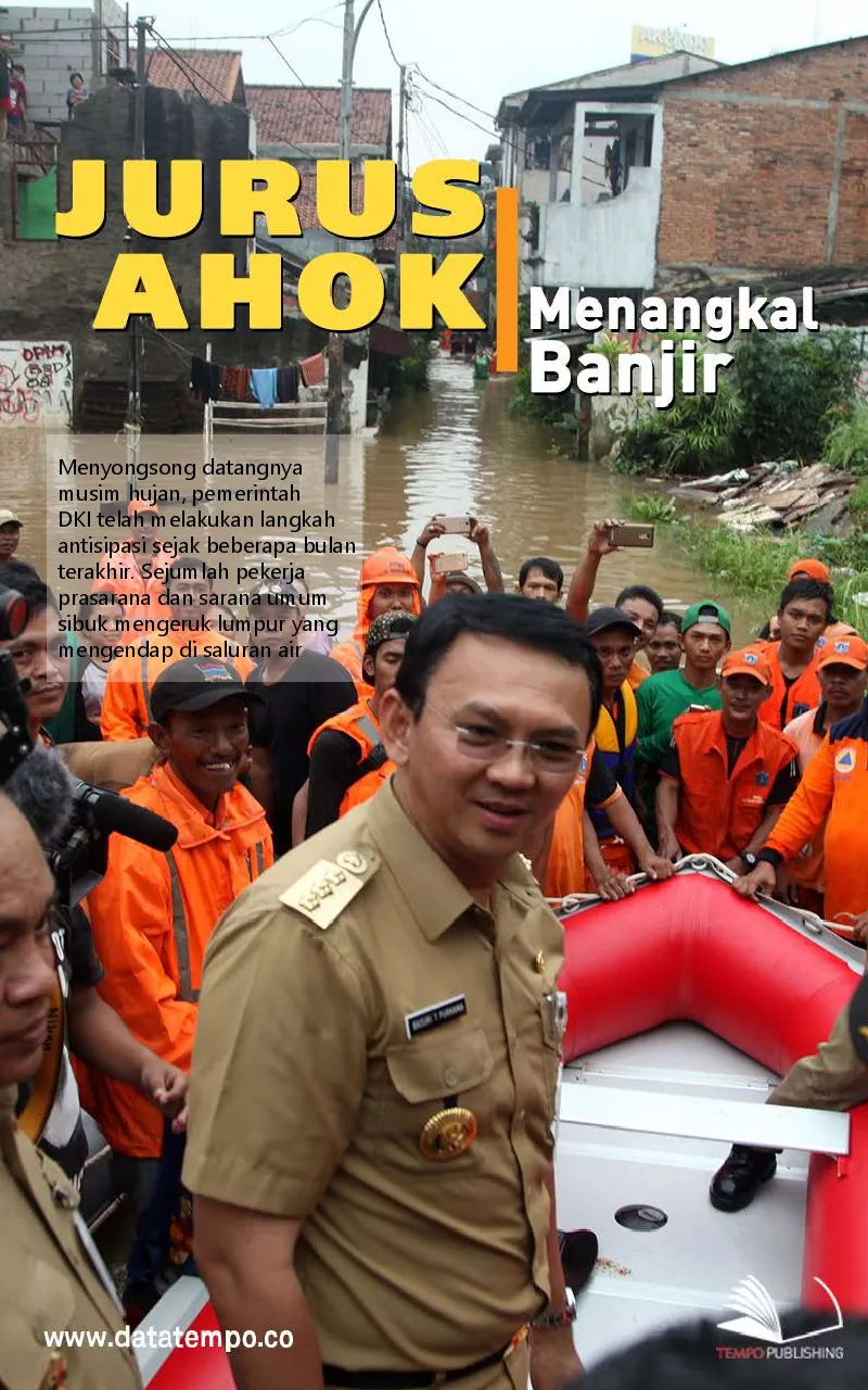 Jurus Ahok menangkal banjir