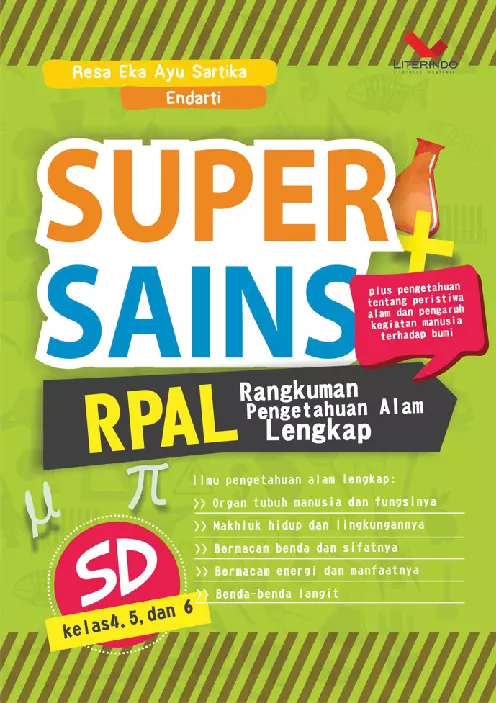 Super Sains RPAL Rangkuman Pengetahuan Alam Lengkap SD kelas 4,5 dan 6 